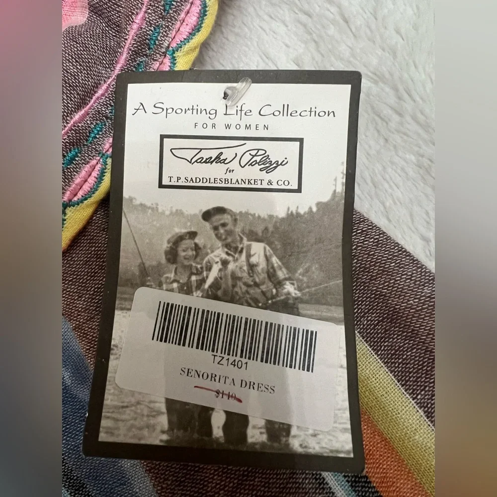 🌵Tasha Polizzi Boho-Western Off The Shoulder Dress - NEW - Picture 4 of 9